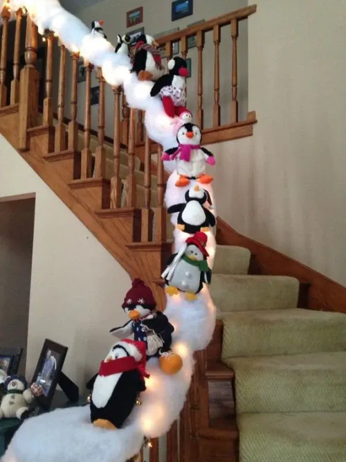 penguin christmas tree, Penguin Christmas Tree, For the Home, Pinterest