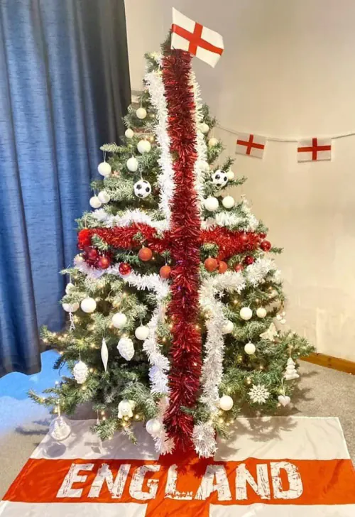 England Christmas tree