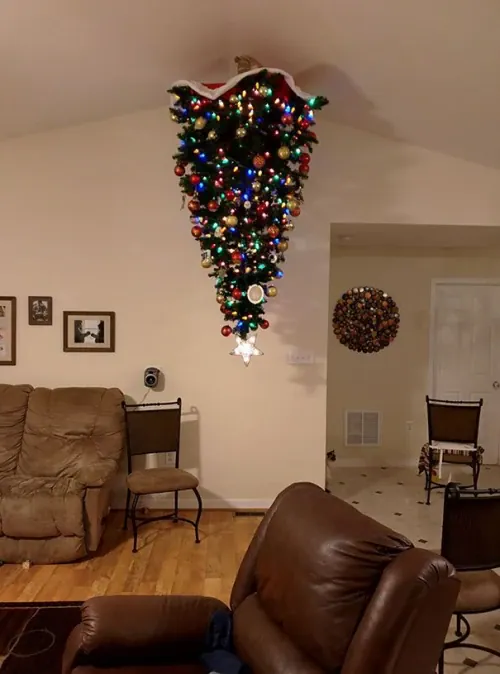 Upside Down Christmas tree