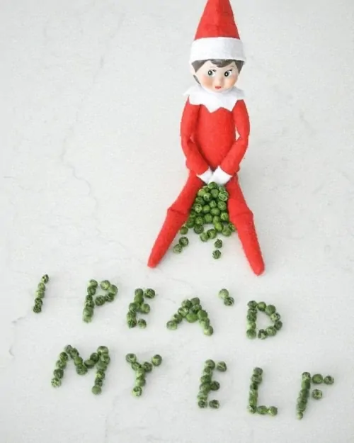 I Pea'd my elf