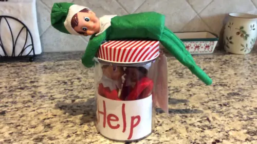 Elf Stuck a Jar