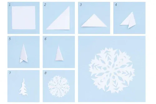 Make a snowflake