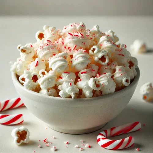 The most delicious Sweet-and-Savory Peppermint Popcorn: