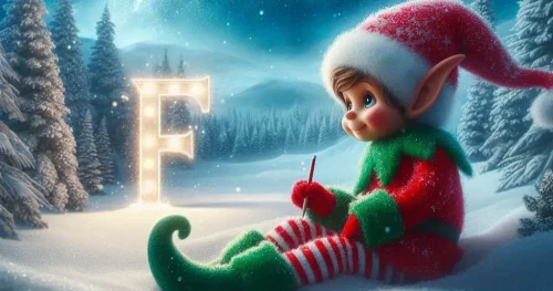 AI Image of elf with names beginning 'F'