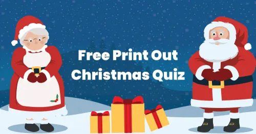 Free Kids Christmas Quiz & Colouring Sheets