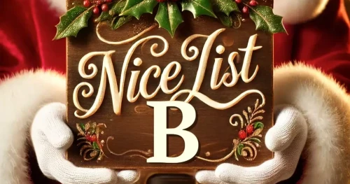 Kids Names on Santa Claus's Nice List AI Art For Names Beginning With 'B'