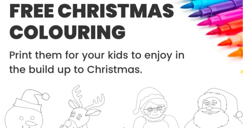 Free Christmas Colouring Print Outs