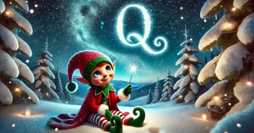 AI Image of elf with names beginning 'Q'