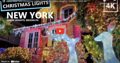 Christmas Lights in Dyker Heights, Brooklyn, New York are out of this world