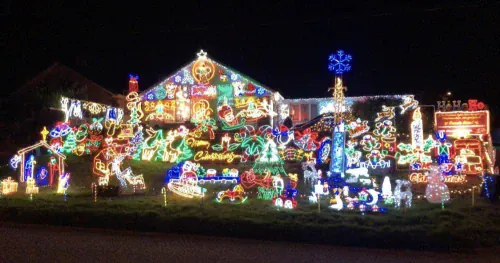 Is this the best Christmas lights display in Cornwall, UK?