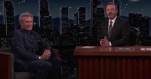 Jimmy Kimmel interviews Will Ferrell on being "America's most beloved Christmas figure"