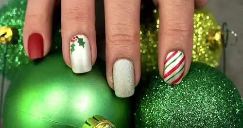 Christmas Nails  - that you can do at home