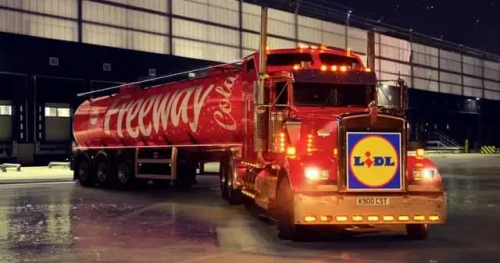 Lidl's 'Freeway Cola Truck' Set to Tour the UK, Bringing Festive Cheer and Gifting Magic