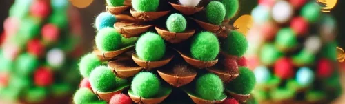 Pinecone Christmas Trees Craft