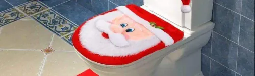 Christmas Themed Toilets