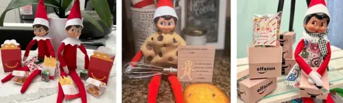 Elf on the Shelf outfits and props