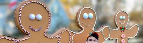 DIY Giant Gingerbread Men