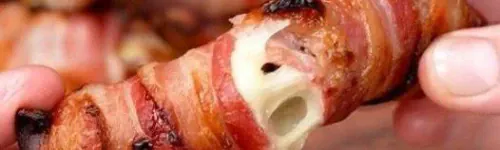 Brie & cranberry stuffed pigs in blankets