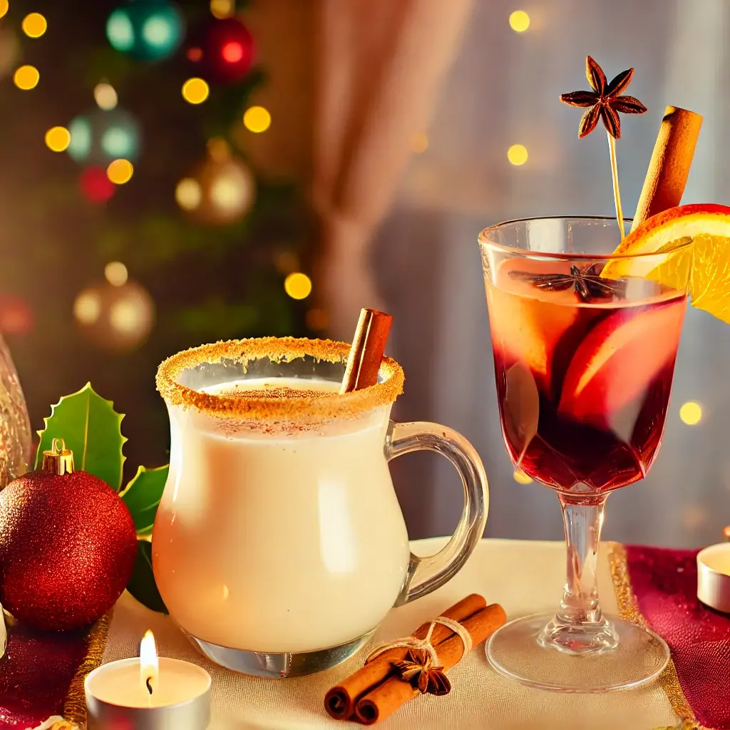 Drink Eggnog or Mulled Wine