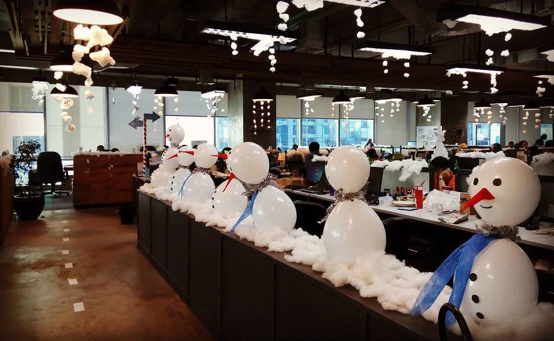 Snowmen balloons