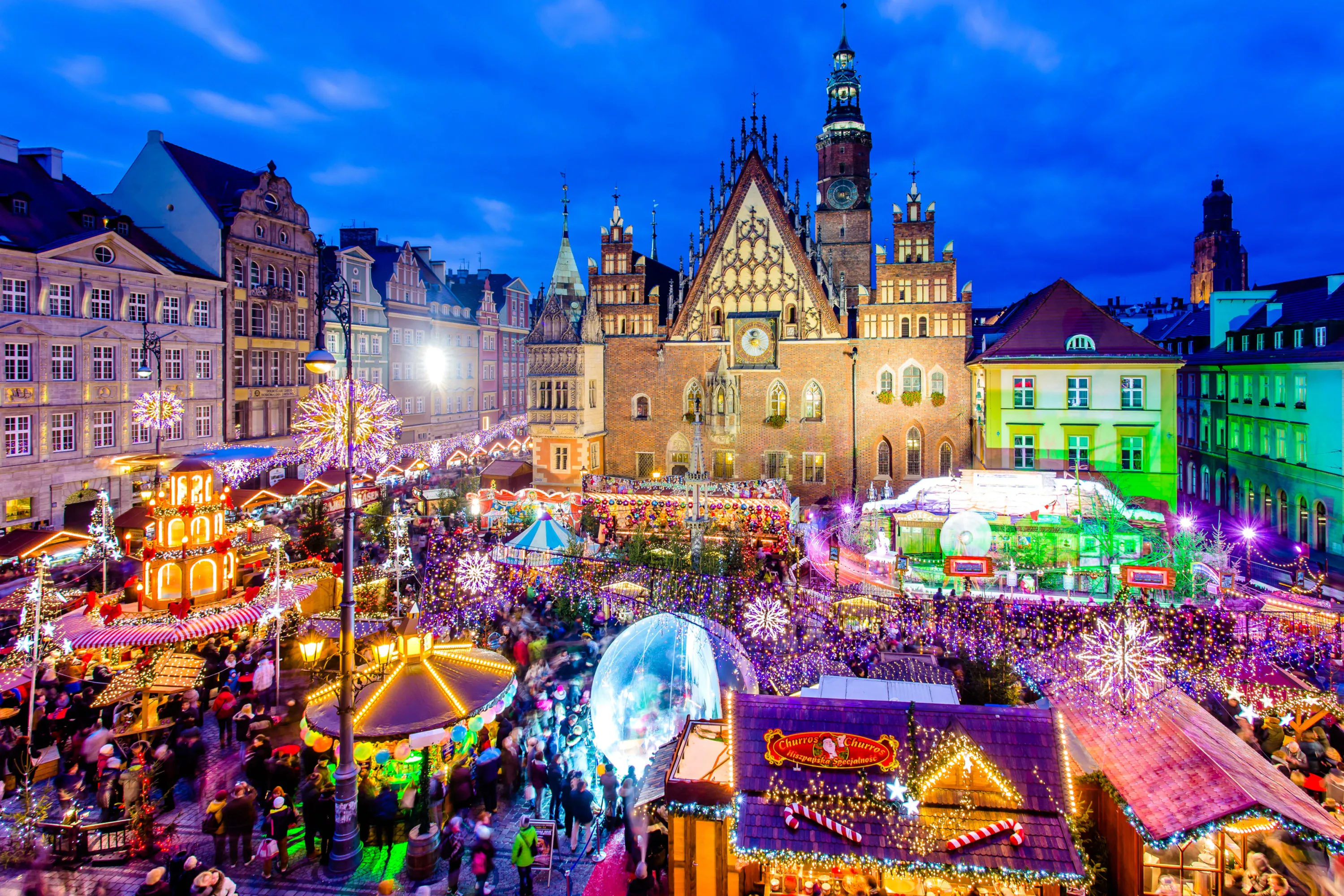 Rynek of Wroclaw, Wroclaw, Poland